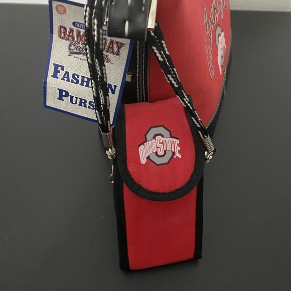 Ohio State Buckeyes Shoulder Bag Wallet Vintage Y2K 90s Official Licensed New - Picture 2 of 9
